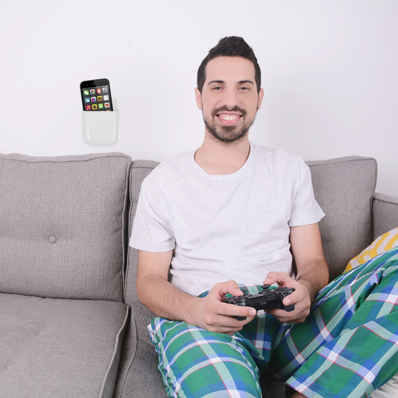Controller Stand Holder - 3Pcs Remote Control Storage Box Wall