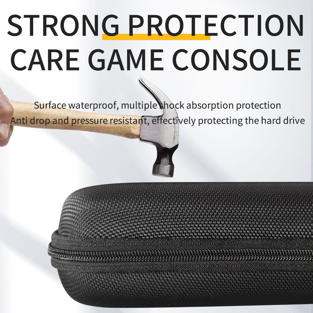 Gaming Console Cube - Portable Travel Organizer Carry Case for