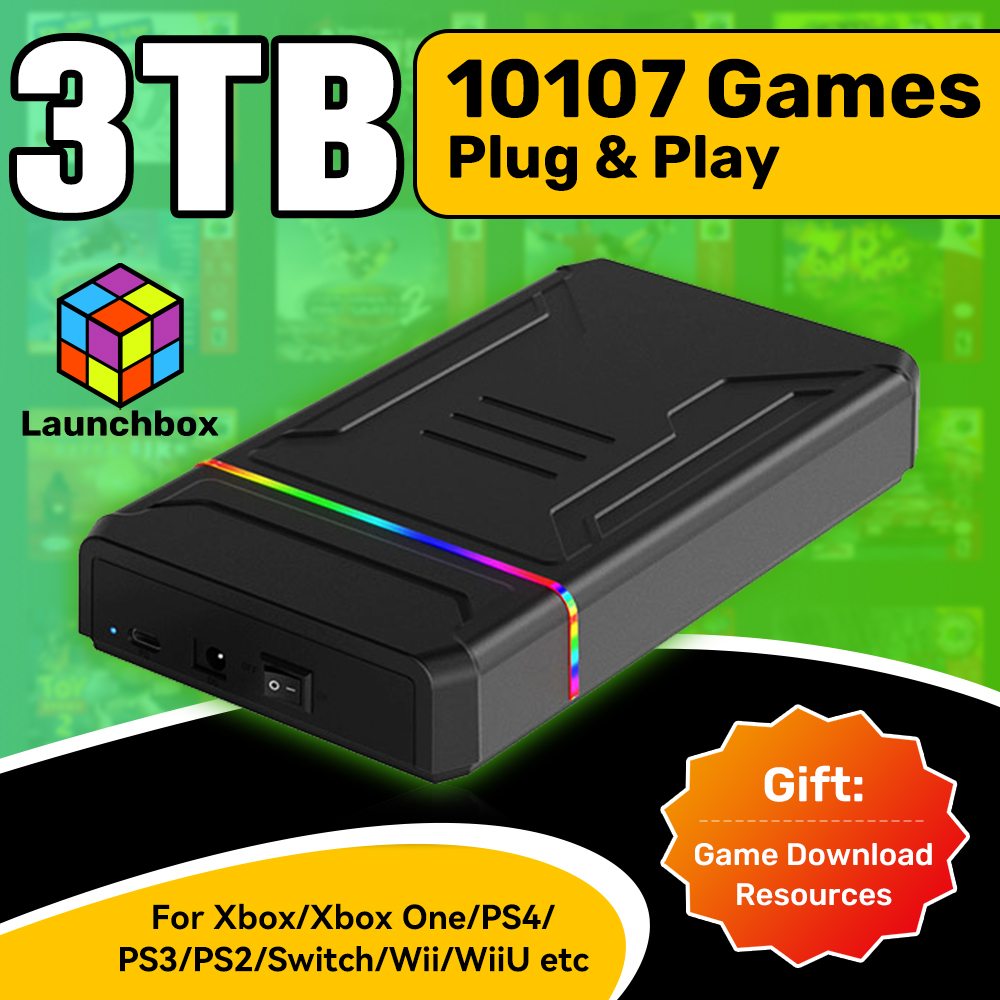 Gaming Console Os - 3T Gaming HDD Launchbox OS Retro