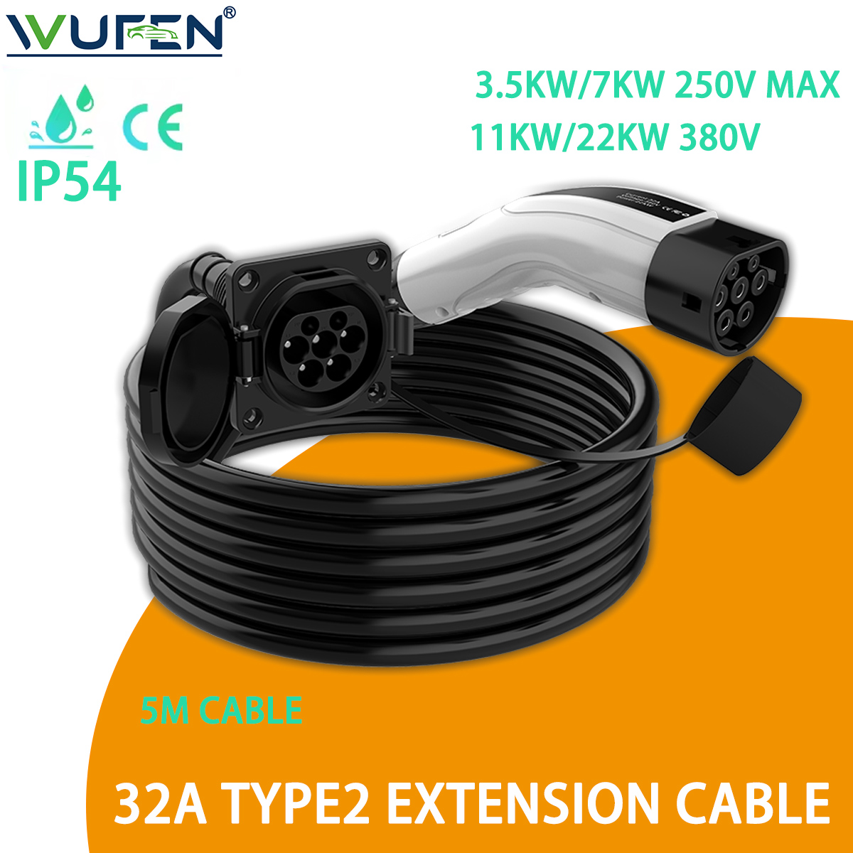 Pc Gaming Handheld Console - WUFEN Type 2 Extension Cable 3.5KW