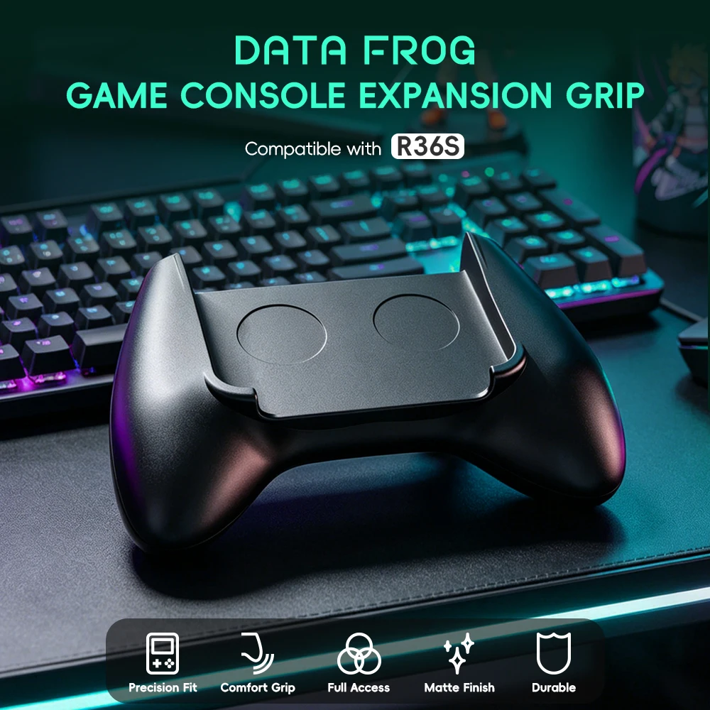 Gaming Console Handheld Retro - Data Frog R36S Game Grip Ergonomic