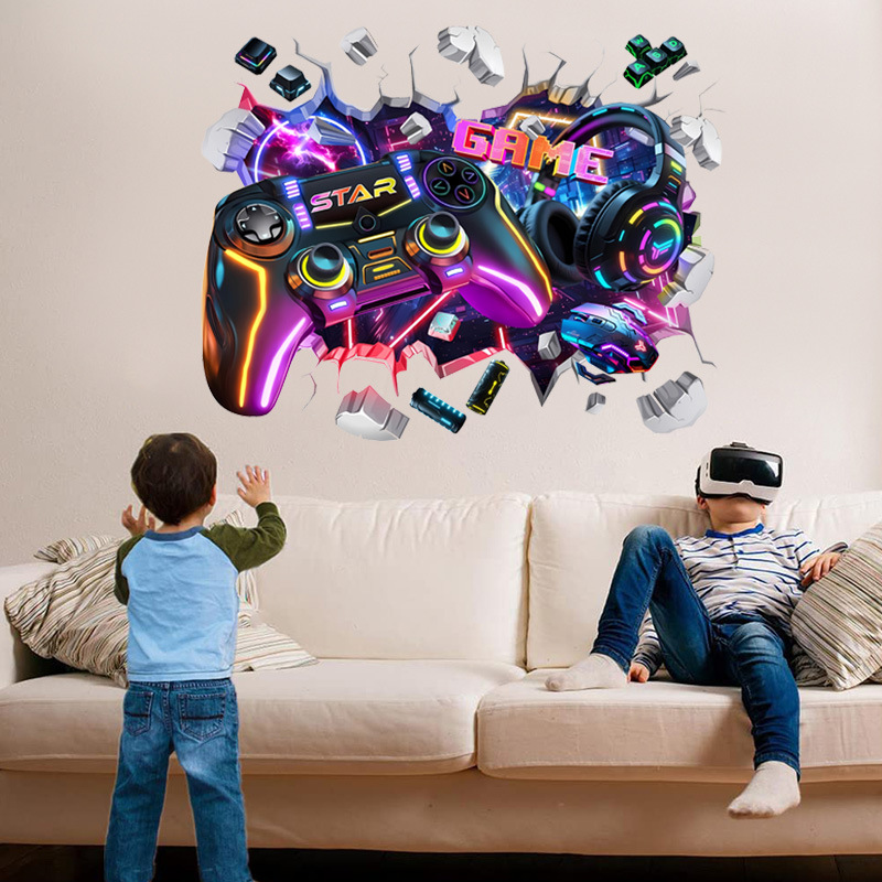 Gaming Console Wallpaper - Larger Cool Game Controller Graffiti Wall