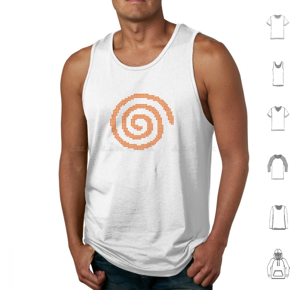 Gaming Console Cube - Dreamcast Pixel Cubes Tank Tops Print