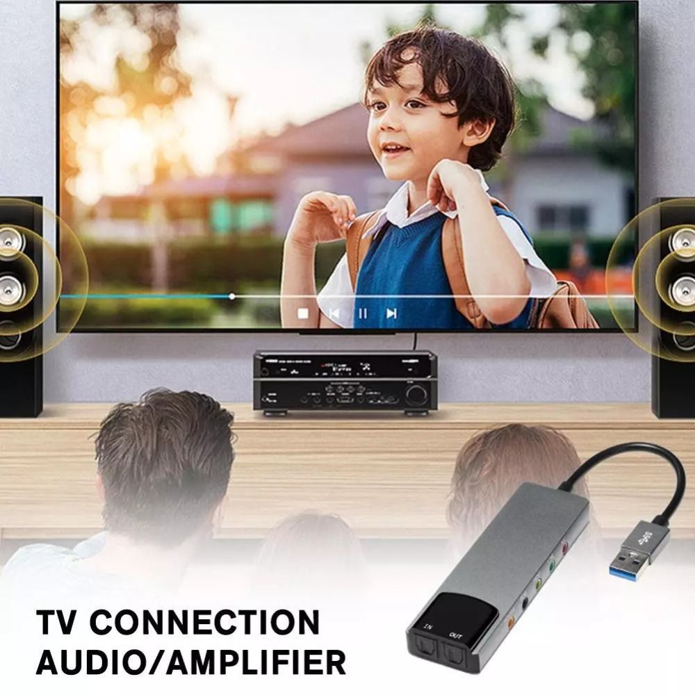 New USB Sound Card 7.1 5.1 Cha - Pc Gaming Handheld Console ulasan dan harga