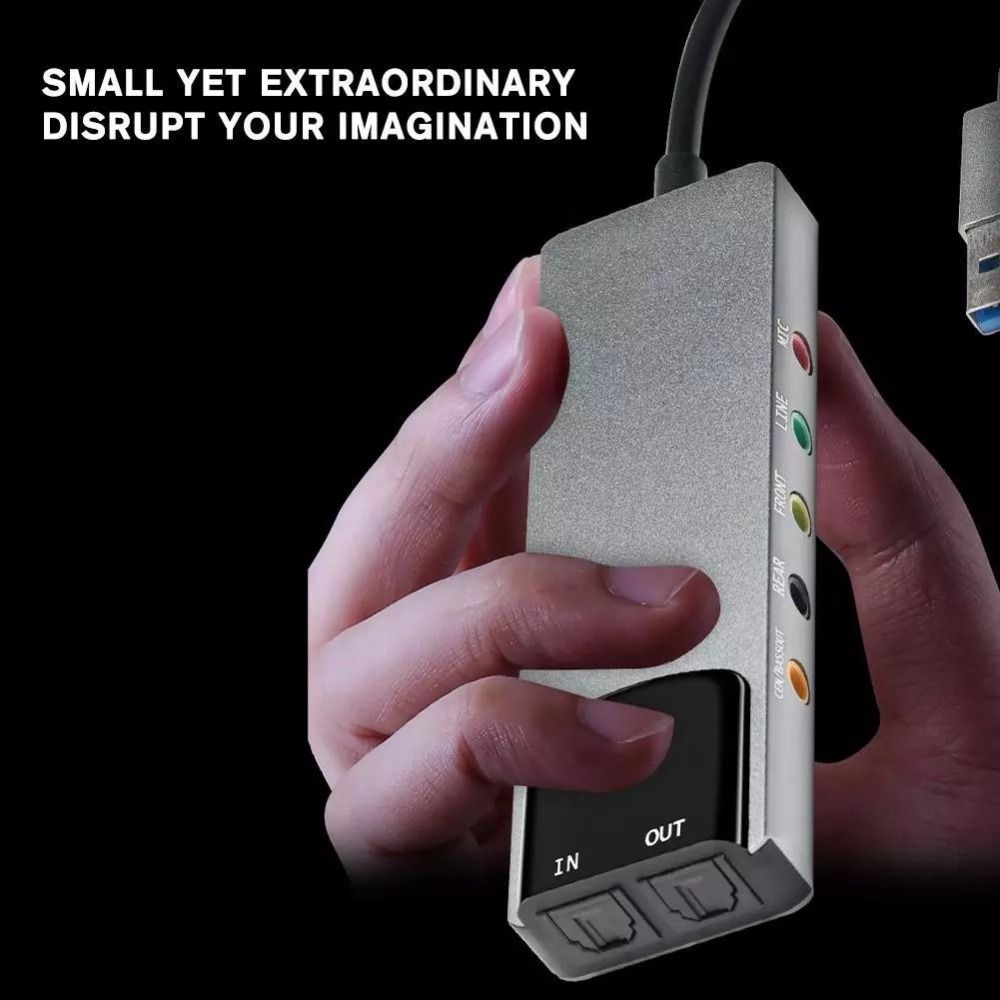 New USB Sound Card 7.1 5.1 Cha - Pc Gaming Handheld Console ulasan dan harga