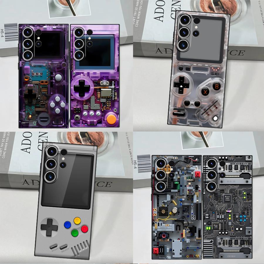 Purple Gaming Console Phone Co - Console Gaming Pc Case ulasan dan harga