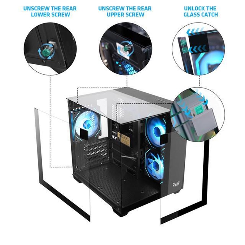 Yeah Magic Cube MATX High-Styl - Gaming Console Cube ulasan dan harga