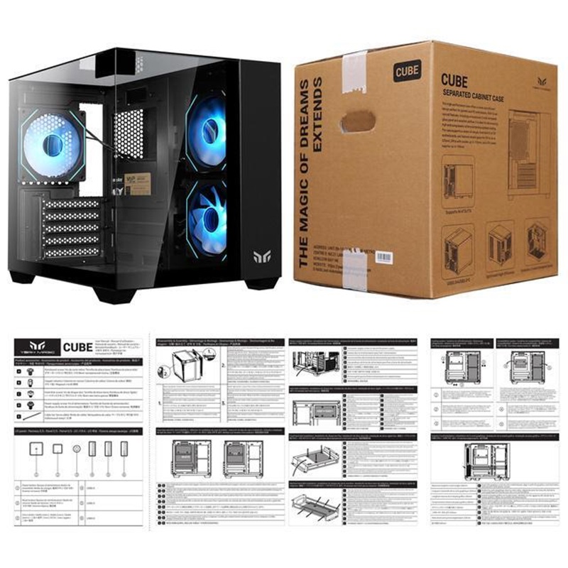 Yeah Magic Cube MATX High-Styl - Gaming Console Cube ulasan dan harga