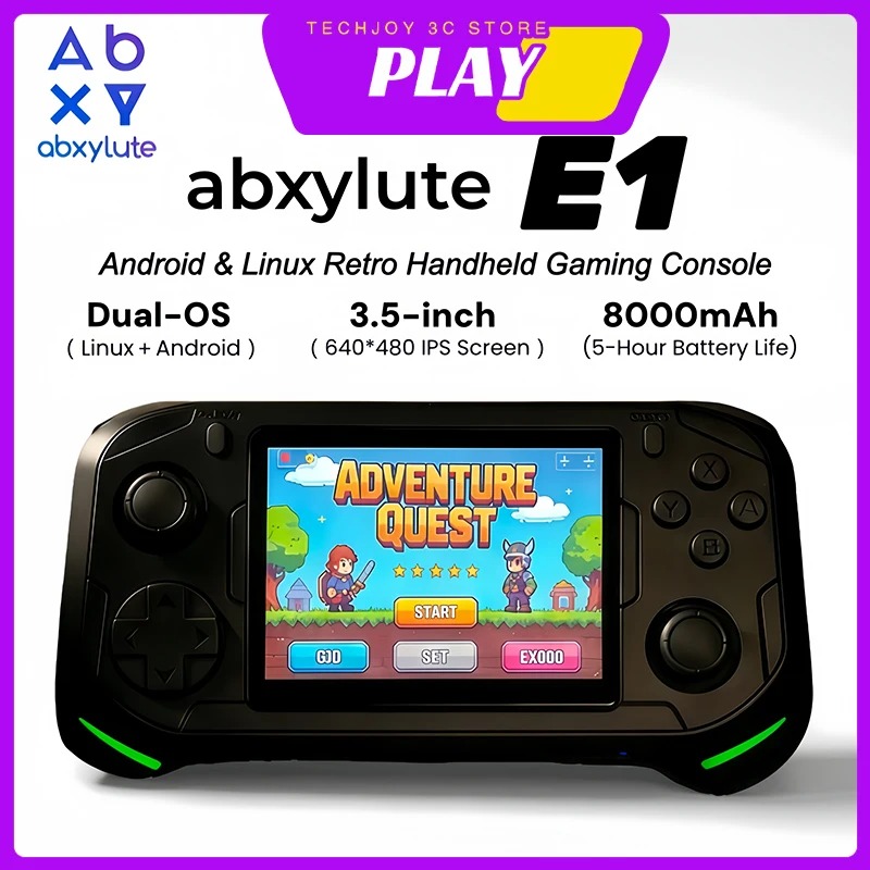 Abxylute E1 Handheld Gaming Co - Gaming Console Os ulasan dan harga