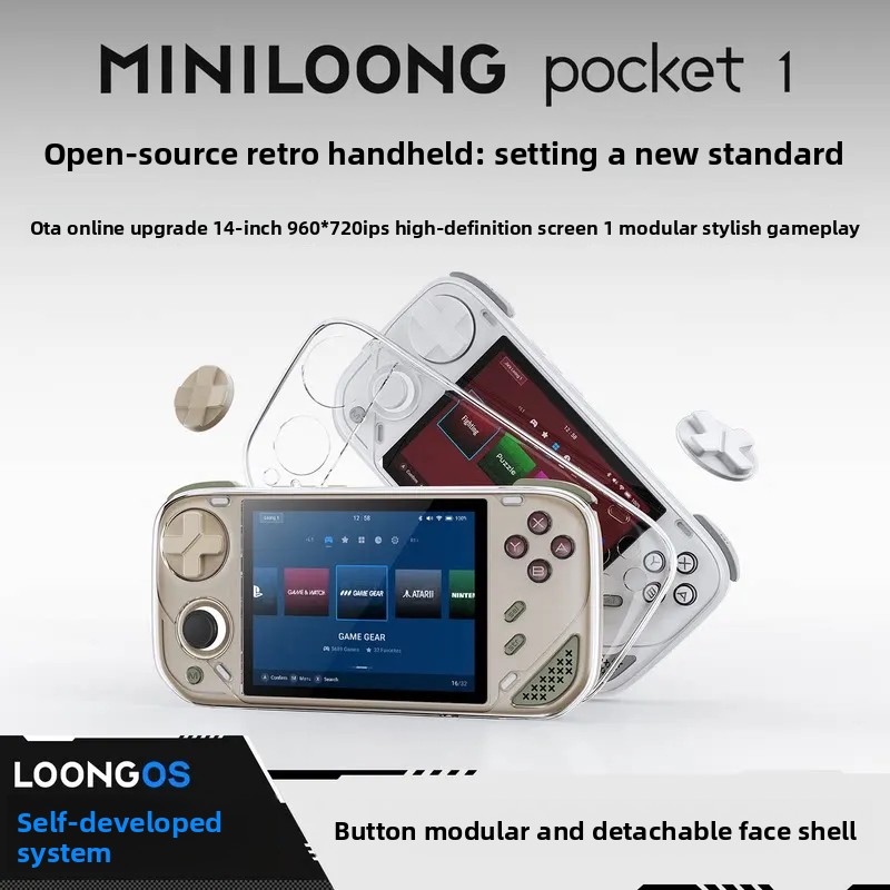 MINILOONG POCKET 1 Retro Handh - Gaming Console Os ulasan dan harga