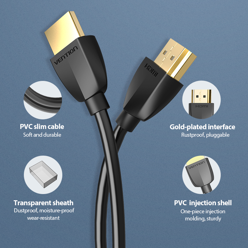 Vention HDMI Cable Slim HDMI t - Gaming Console Bundle ulasan dan harga