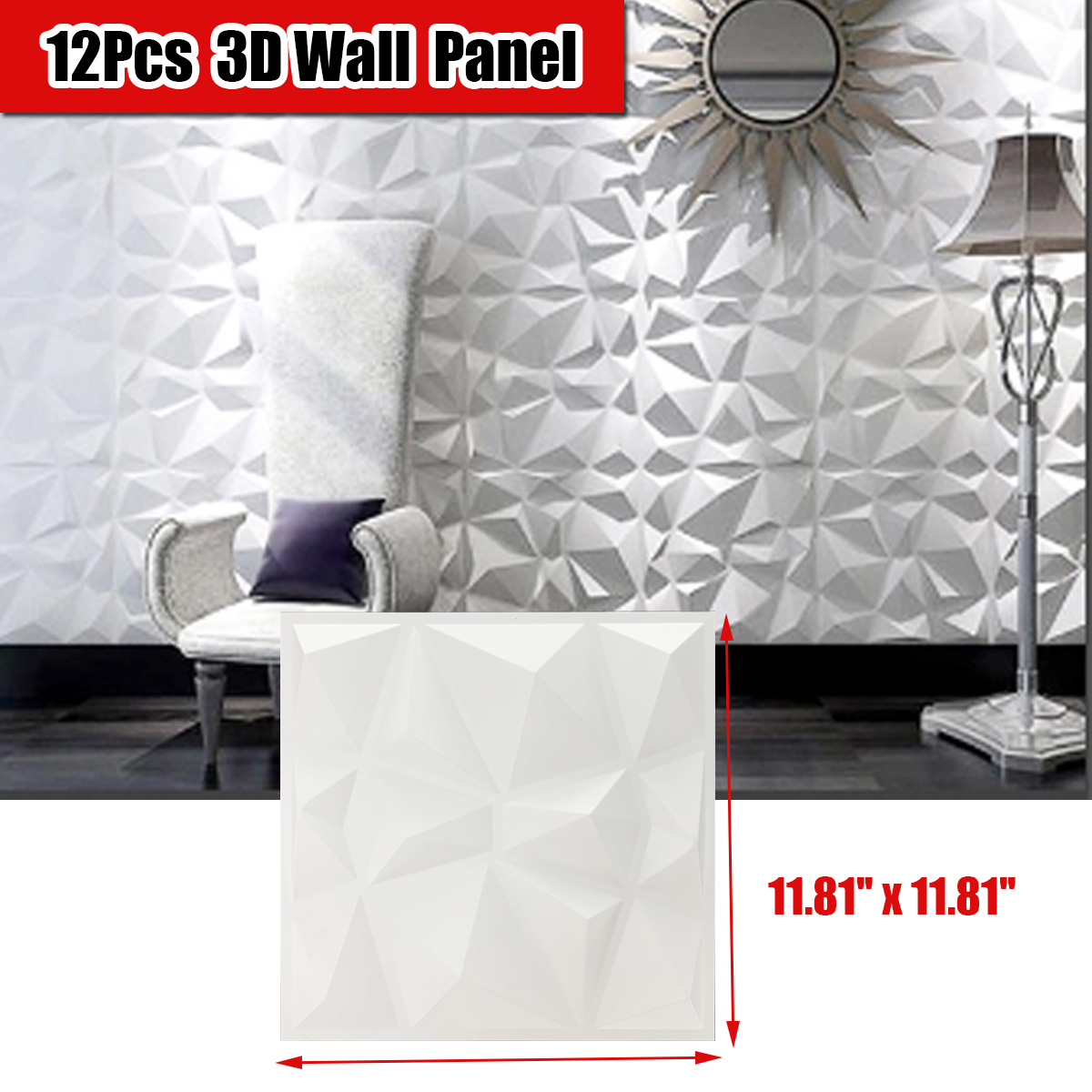 12pcs 3D Background Wall Panel - Gaming Console Wallpaper ulasan dan harga