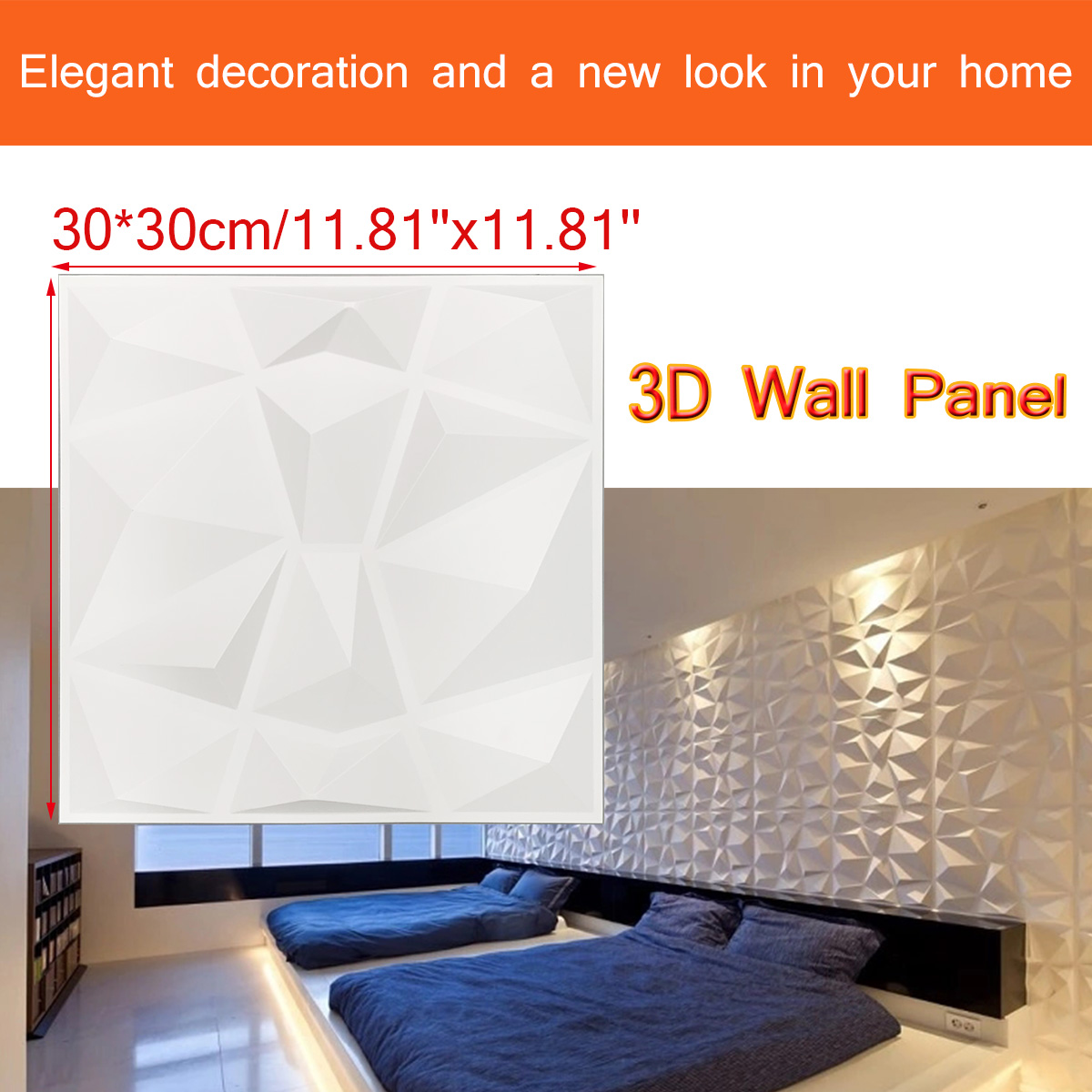 12pcs 3D Background Wall Panel - Gaming Console Wallpaper ulasan dan harga