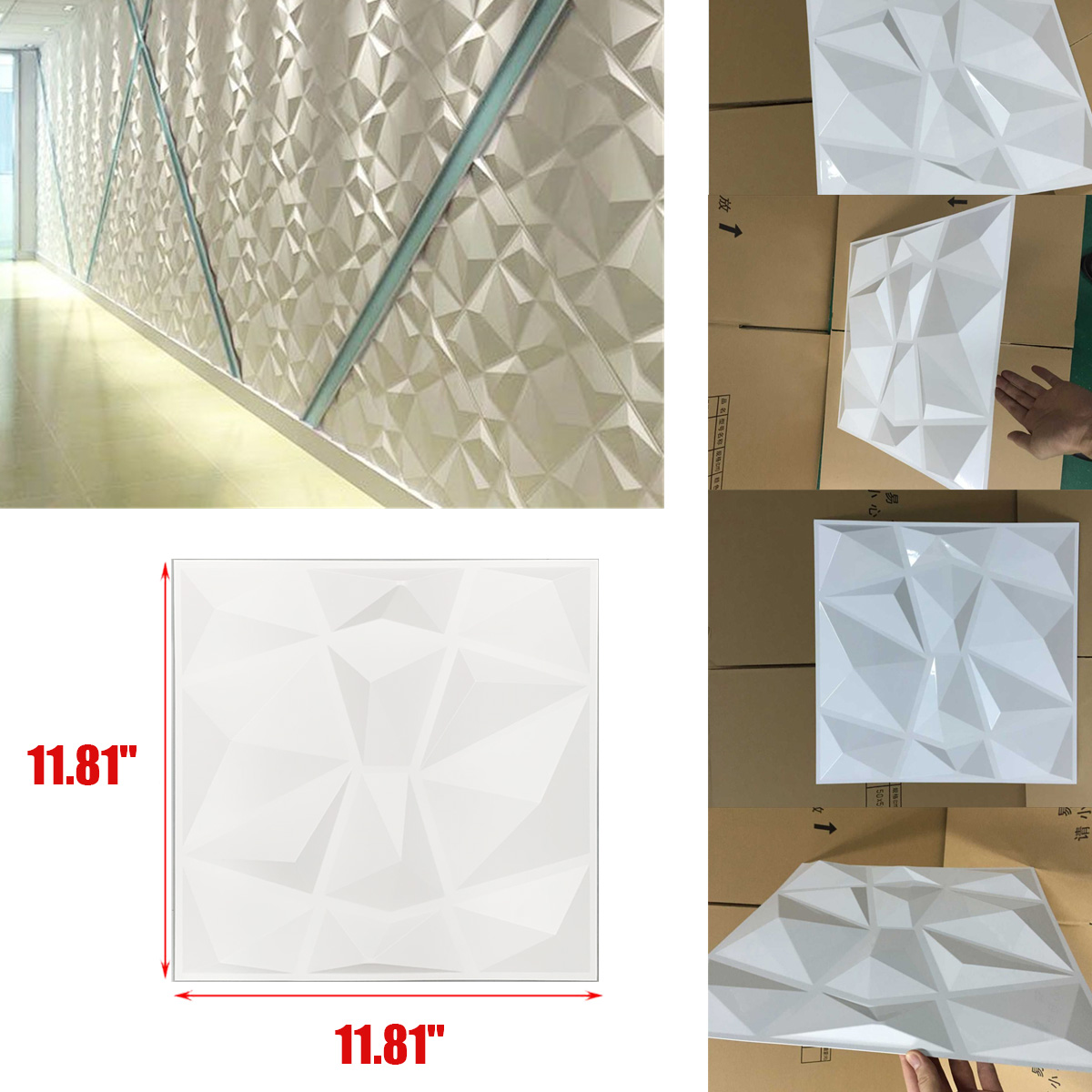 12pcs 3D Background Wall Panel - Gaming Console Wallpaper ulasan dan harga