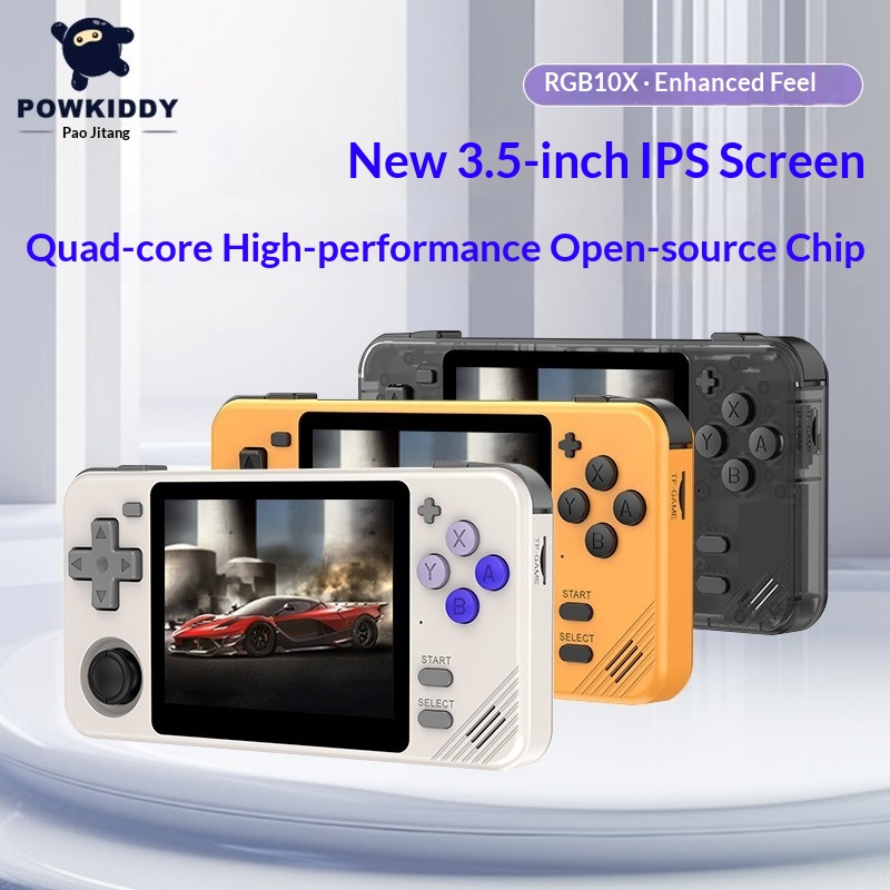 Powkiddy RGB10X Open Source Re - Gaming Console Os ulasan dan harga