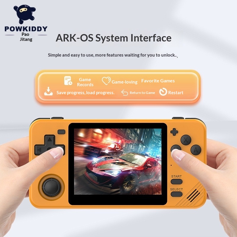 Powkiddy RGB10X Open Source Re - Gaming Console Os ulasan dan harga