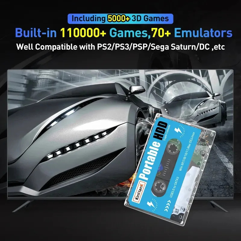 Super Console 500G Gaming HDD  - Gaming Console Os ulasan dan harga