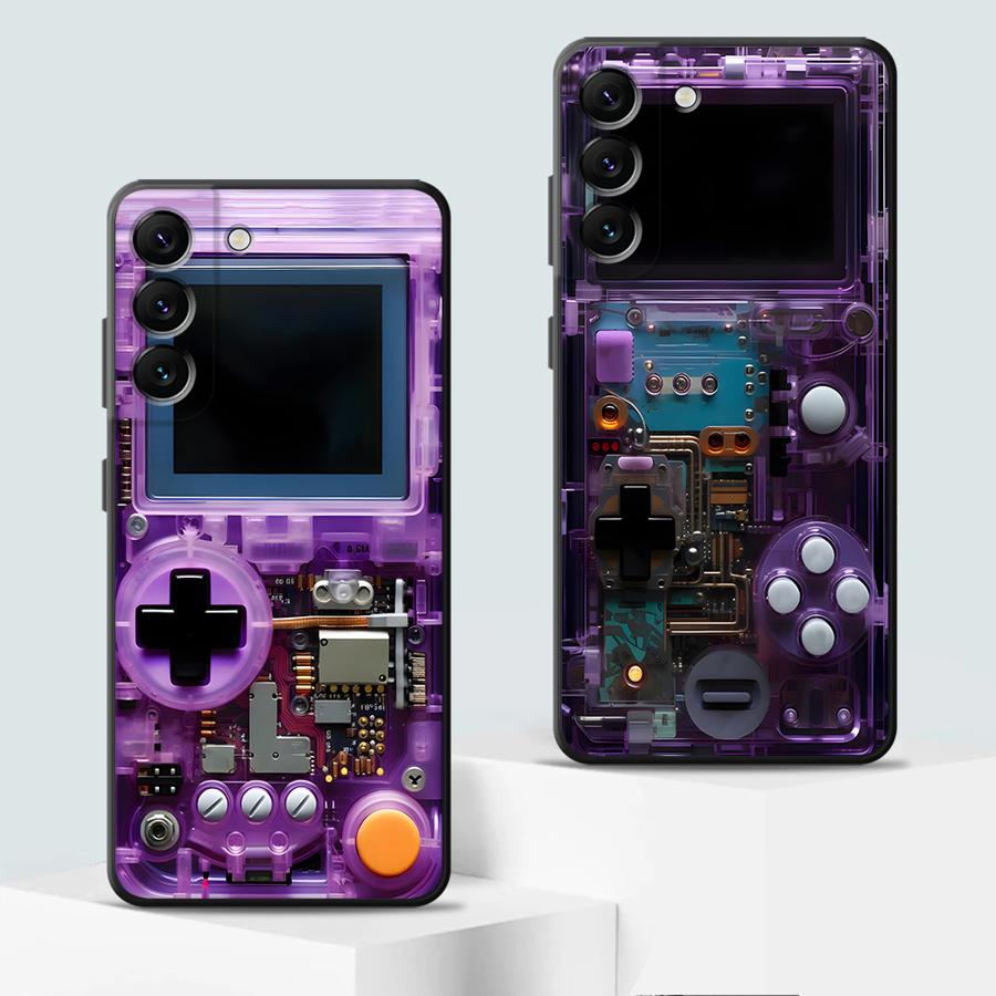 Purple Gaming Console Phone Co - Console Gaming Pc Case ulasan dan harga