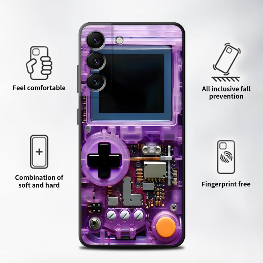 Purple Gaming Console Phone Co - Console Gaming Pc Case ulasan dan harga