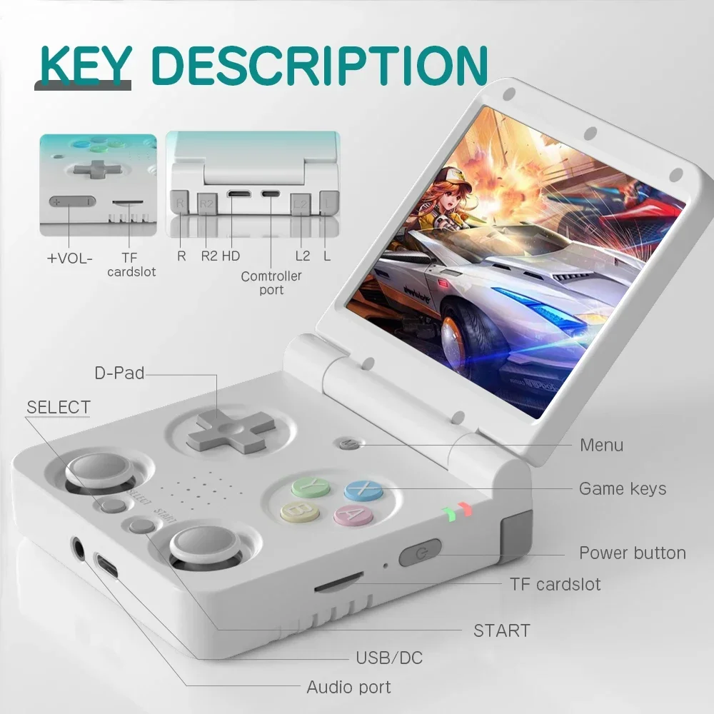 MIYOO Flip V2 Handheld Game Co - Gaming Console Os ulasan dan harga