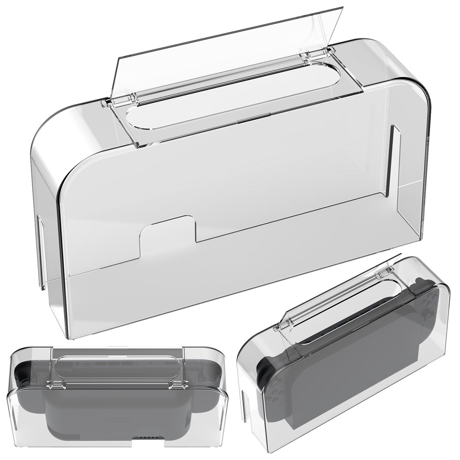 For NS2 Clear Display Box Wate - Gaming Console Display Case ulasan dan harga