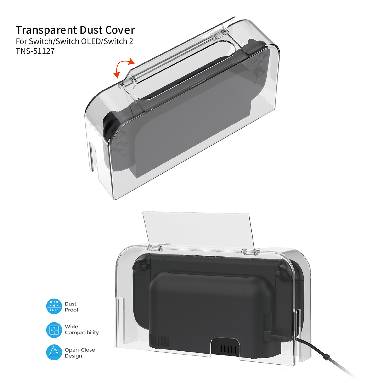 For NS2 Clear Display Box Wate - Gaming Console Display Case ulasan dan harga