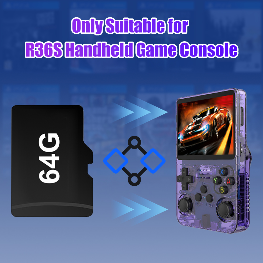 64G Game TF Card for R36S Vide - Gaming Console Handheld Retro ulasan dan harga