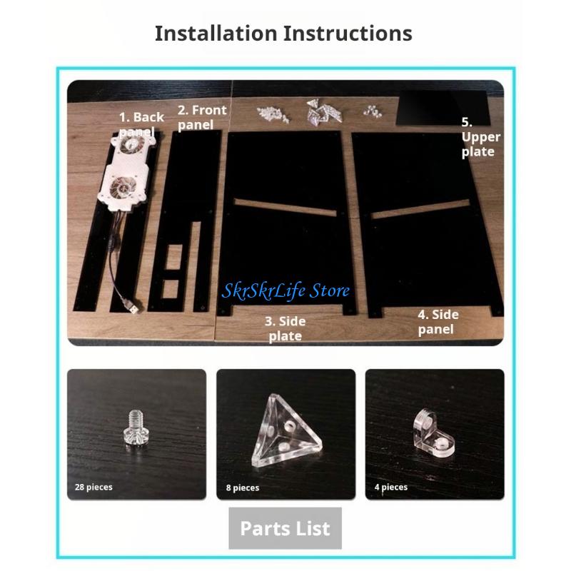 E65E Gaming Console Case Acryl - Gaming Console Display Case ulasan dan harga