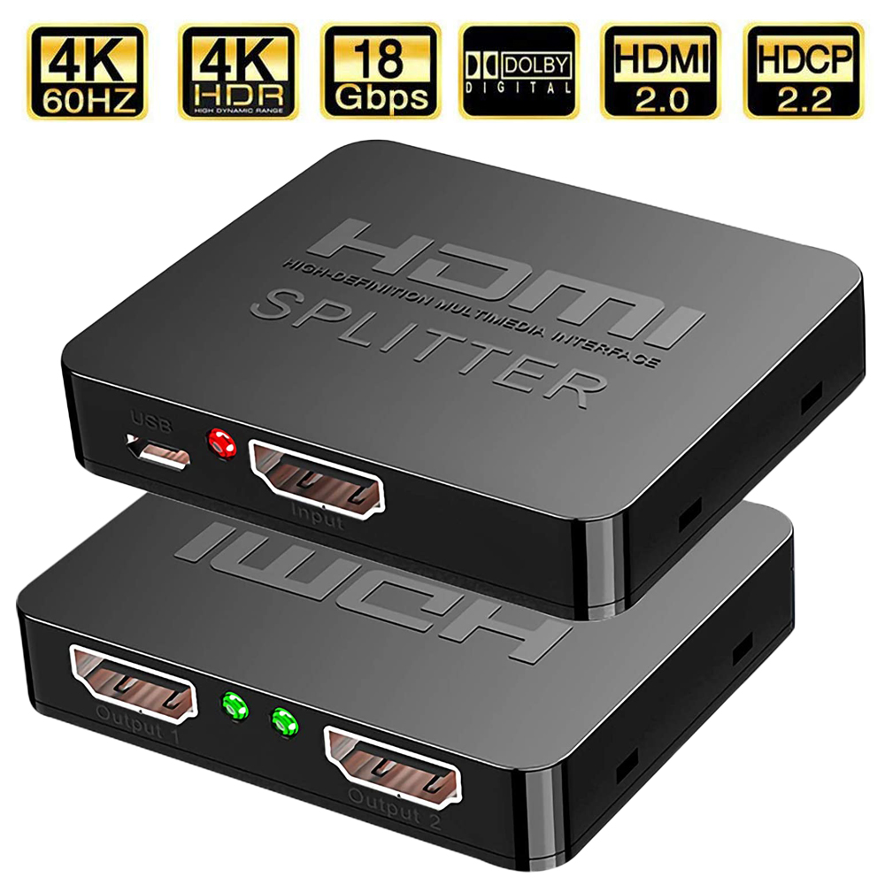 2023 Best 4K HDMI Splitter 1x2 - Gaming Console Bundle ulasan dan harga