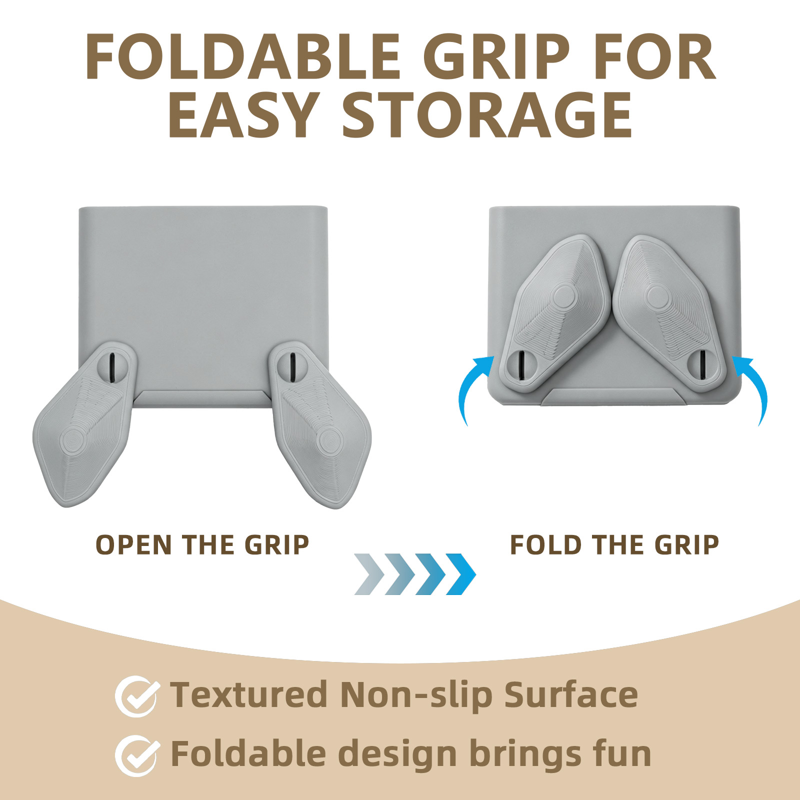 Collapsible Grip Mount for TRI - Gaming Console Handheld Retro ulasan dan harga