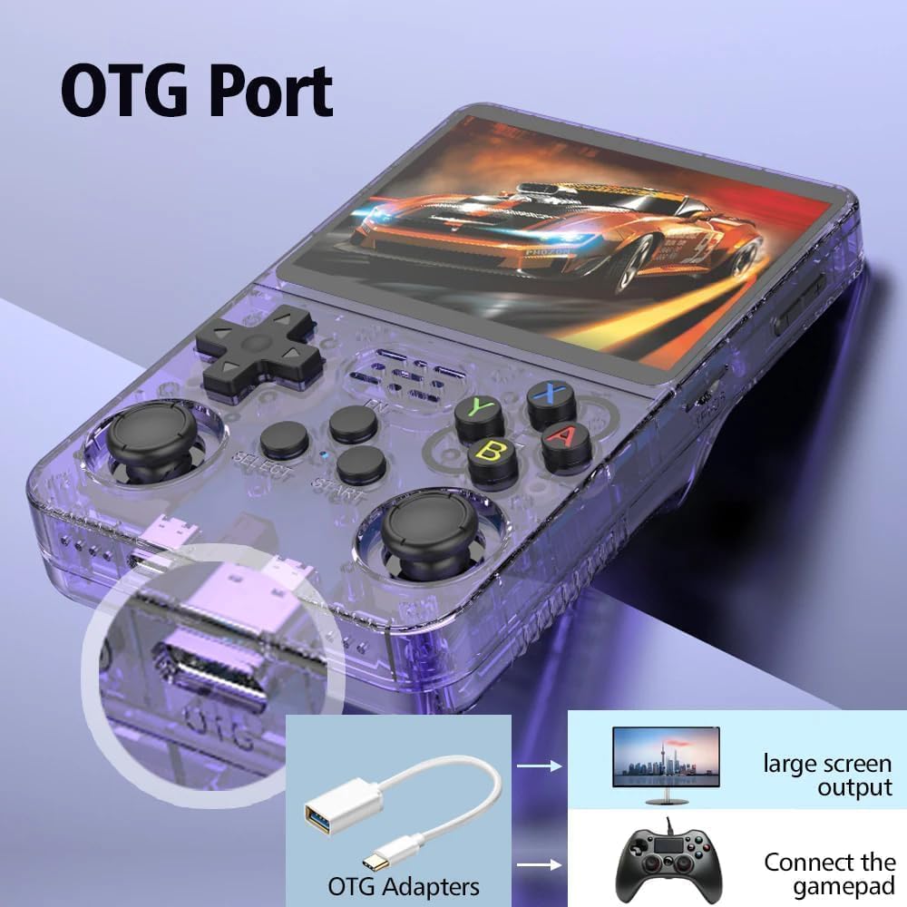 NEW R36S Retro Handheld Game C - Gaming Console Os ulasan dan harga