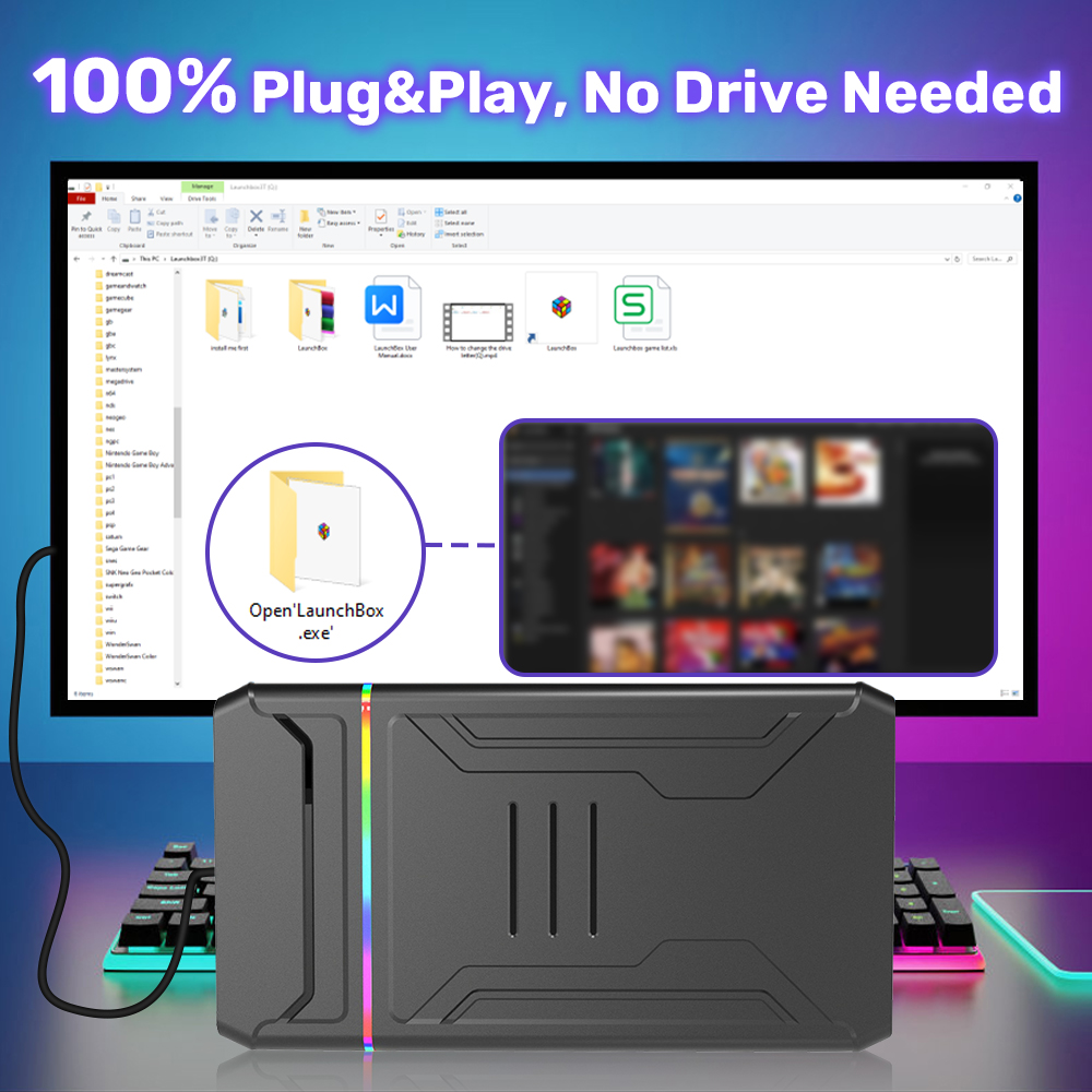 Launchbox OS 3T Gaming HDD for - Gaming Console Os ulasan dan harga