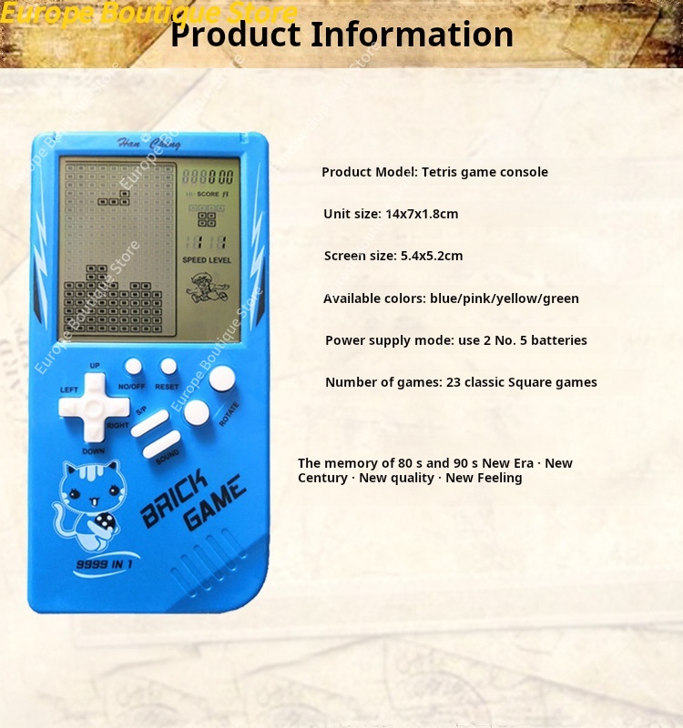 Large Screen Kids Handheld Gam - Gaming Console Handheld Retro ulasan dan harga